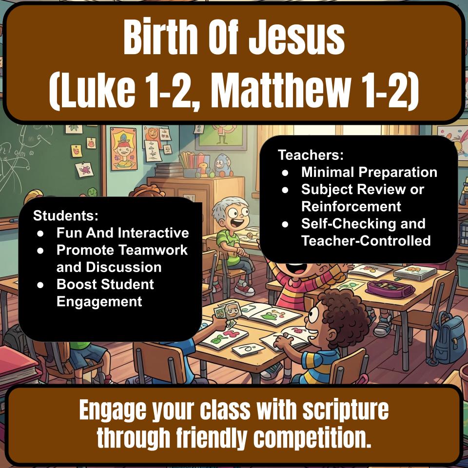 The Birth Of Jesus (Luke 1-2, Matthew 1-2) Feud Review BF0061