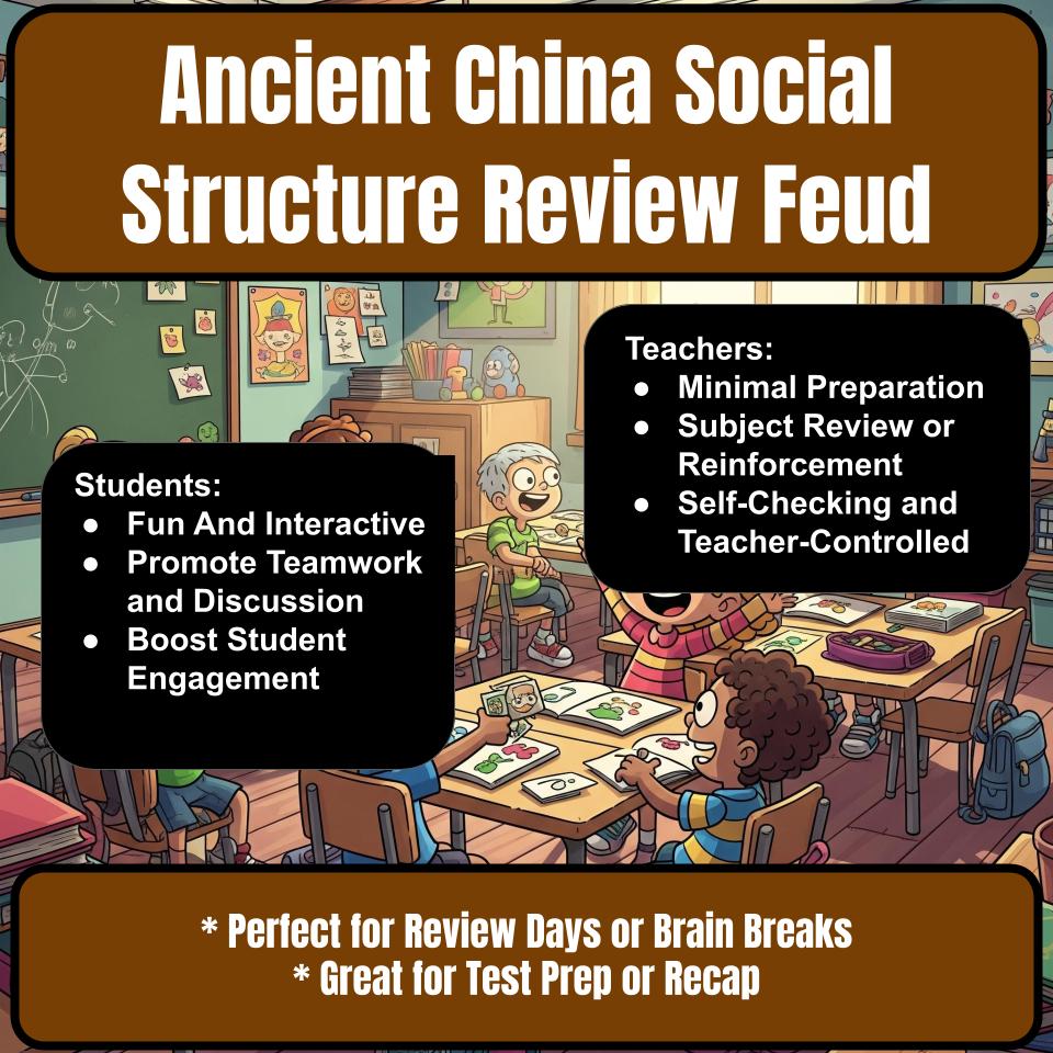 Ancient China Social Structure Review Feud CF0061