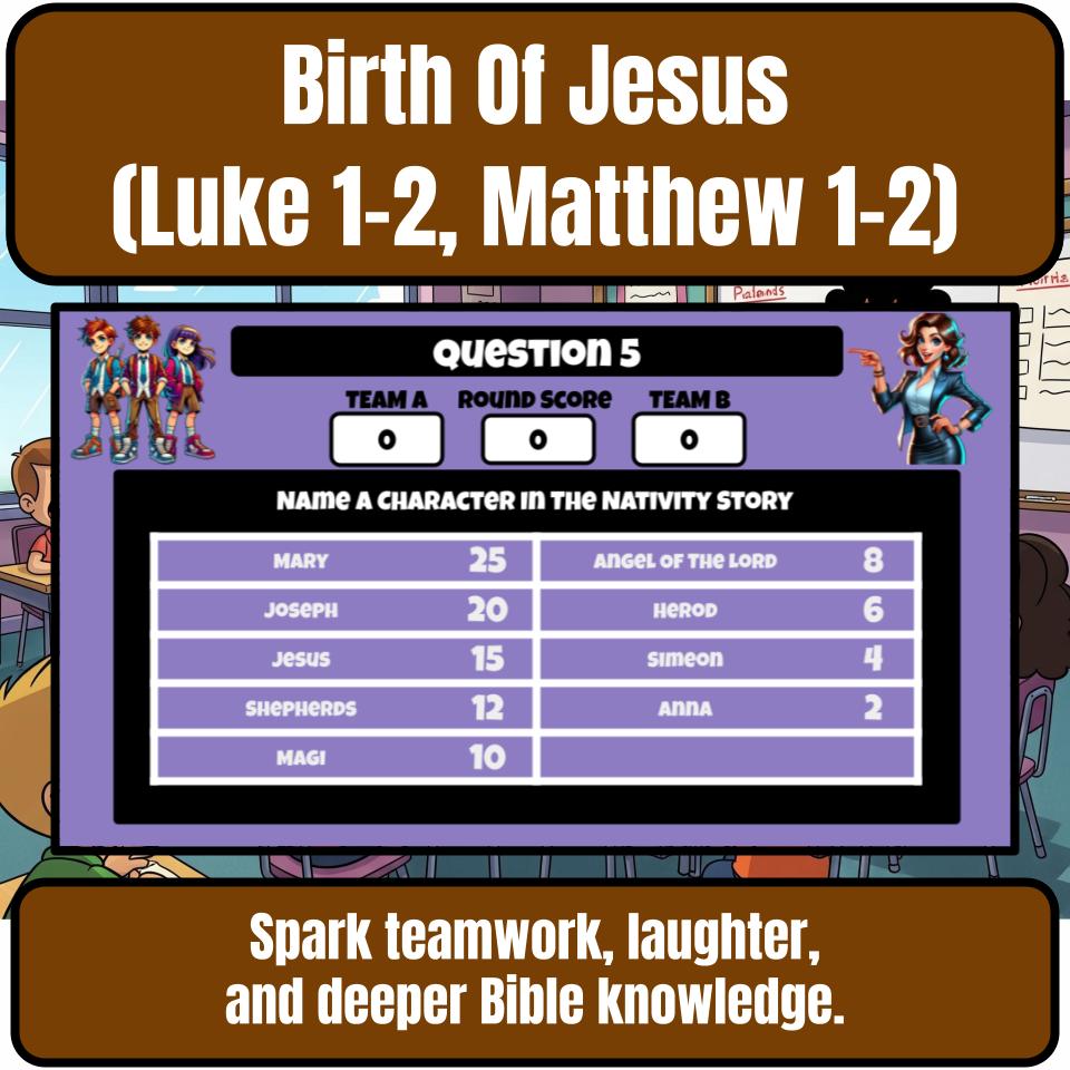 The Birth Of Jesus (Luke 1-2, Matthew 1-2) Feud Review BF0061