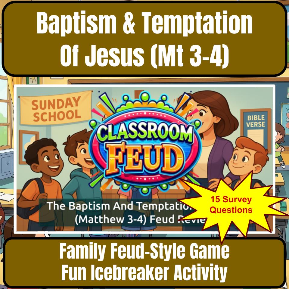 The Baptism And Temptation Of Jesus (Matthew 3-4) Feud Review BF0062