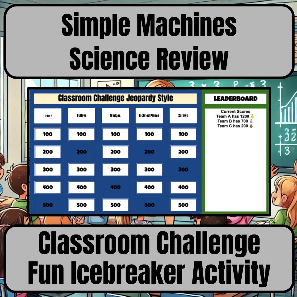 Simple Machines Jeopardy Science Review I0063