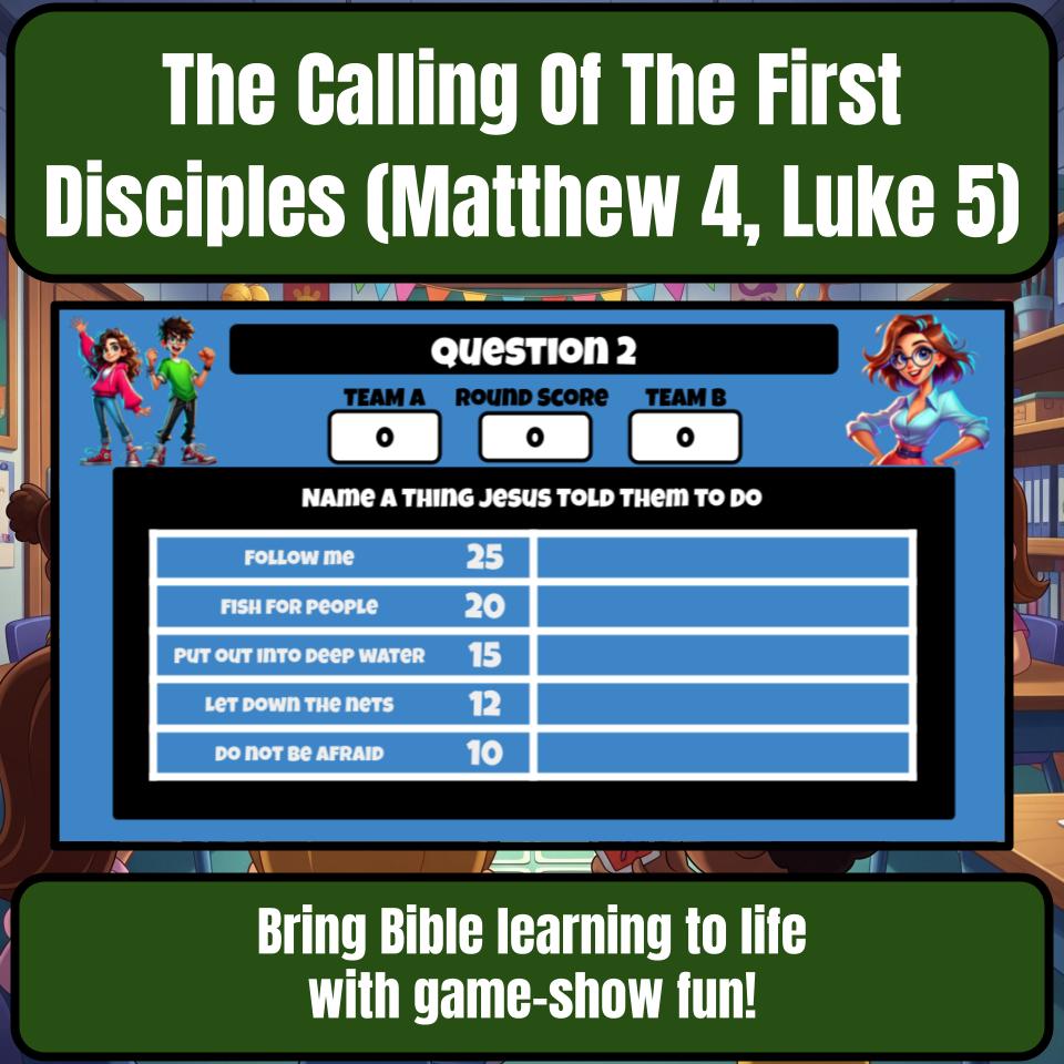 The Calling Of The First Disciples (Matthew 4, Luke 5) Feud Review BF0063