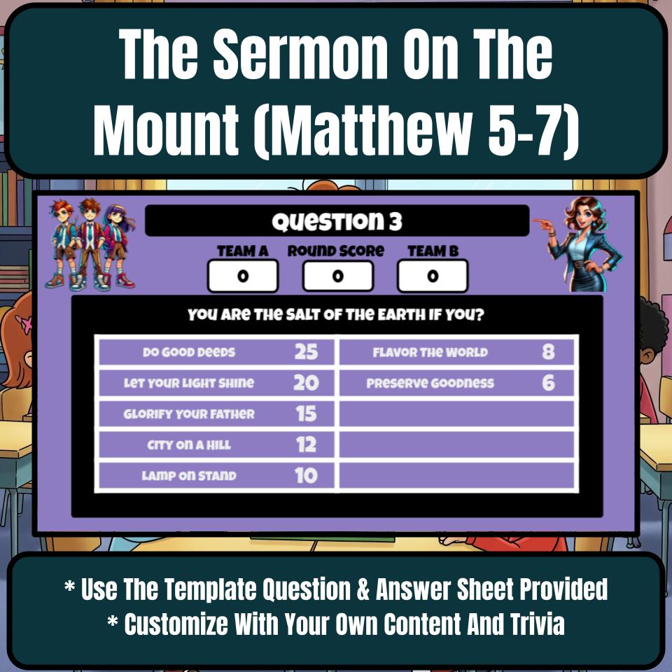 The Sermon On The Mount (Matthew 5–7) Feud Review BF0064