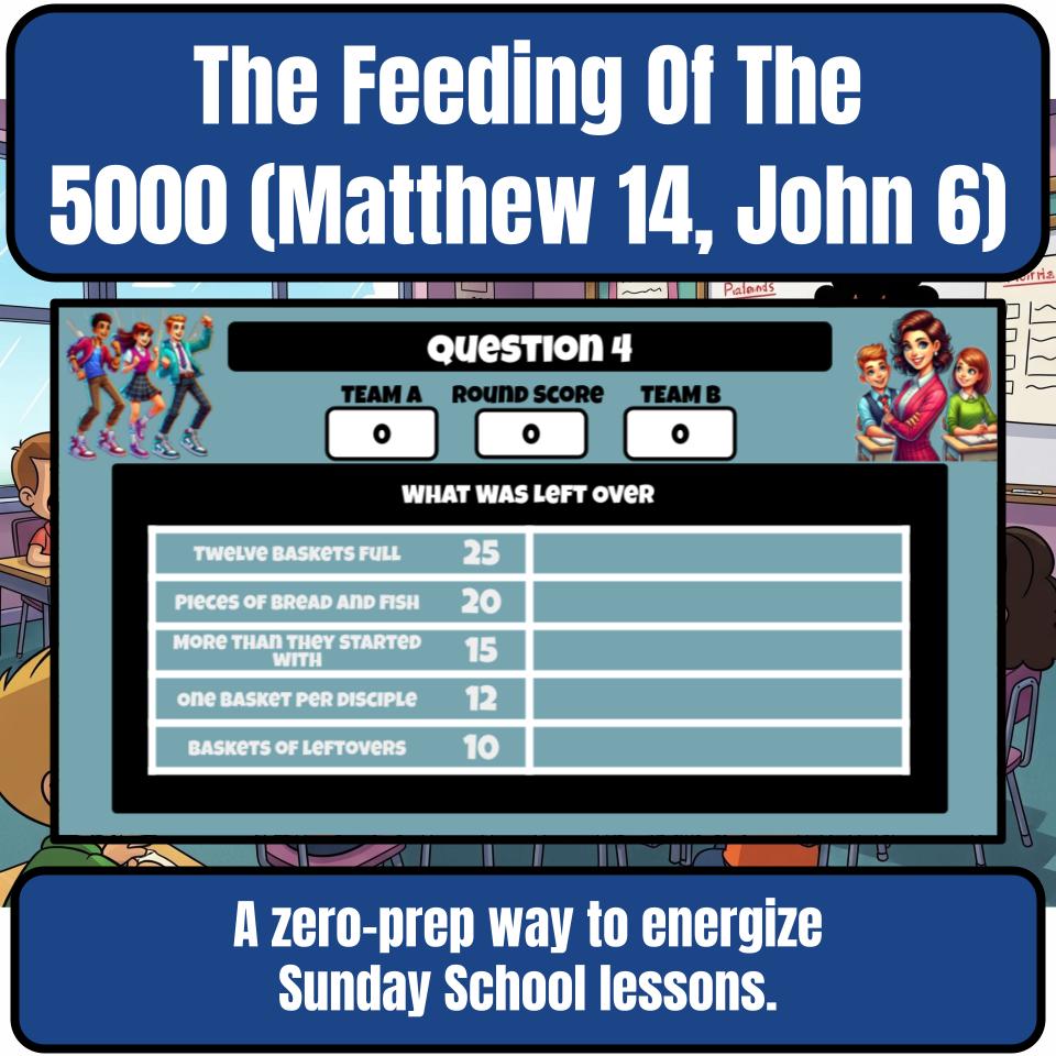The Feeding Of The 5,000 (Matthew 14, John 6) Feud Review BF0065