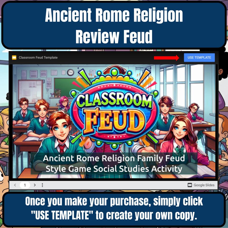 Ancient Rome Religion Family Feud Style Game Social Studies Activity CF0066