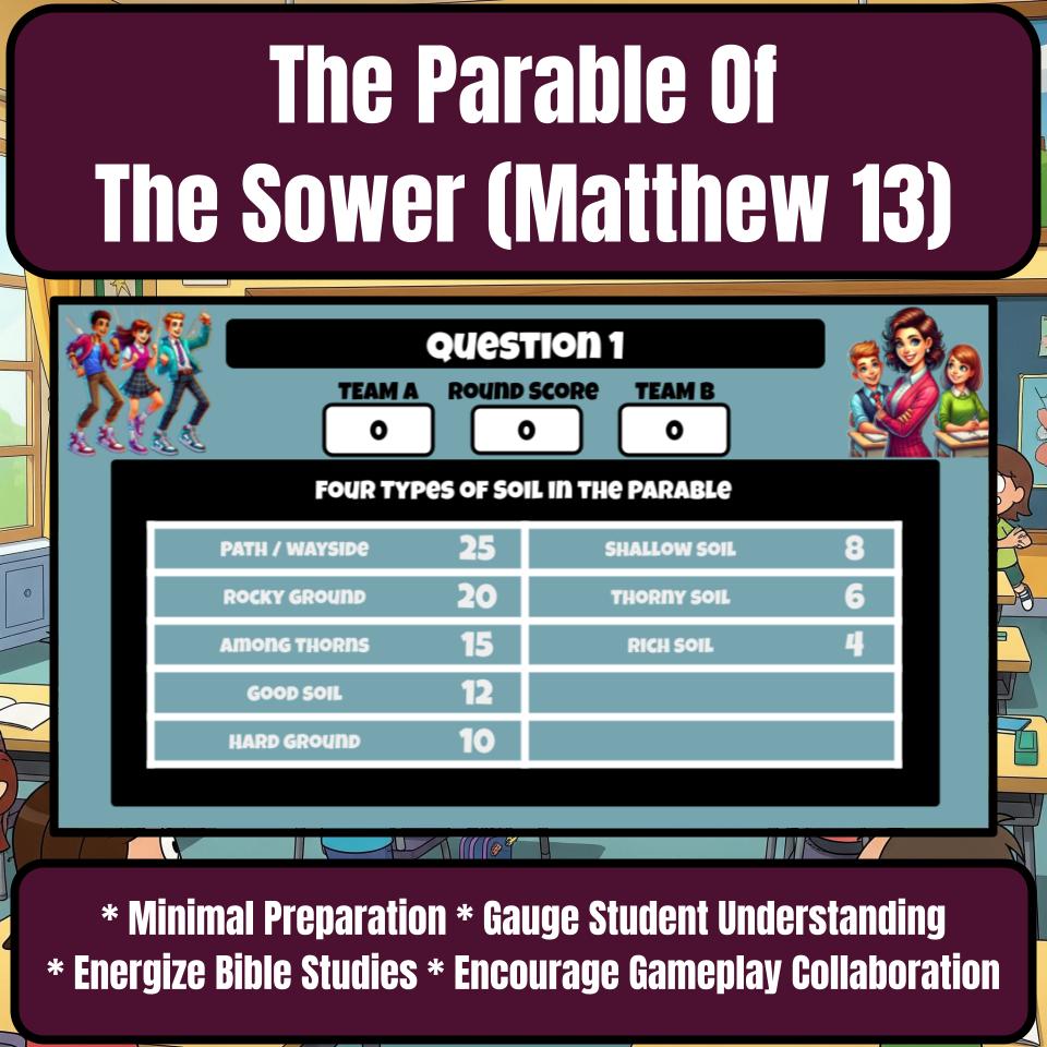 The Parable Of The Sower (Matthew 13) Feud Review BF0068