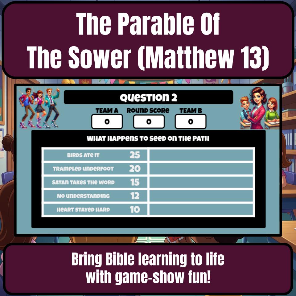 The Parable Of The Sower (Matthew 13) Feud Review BF0068