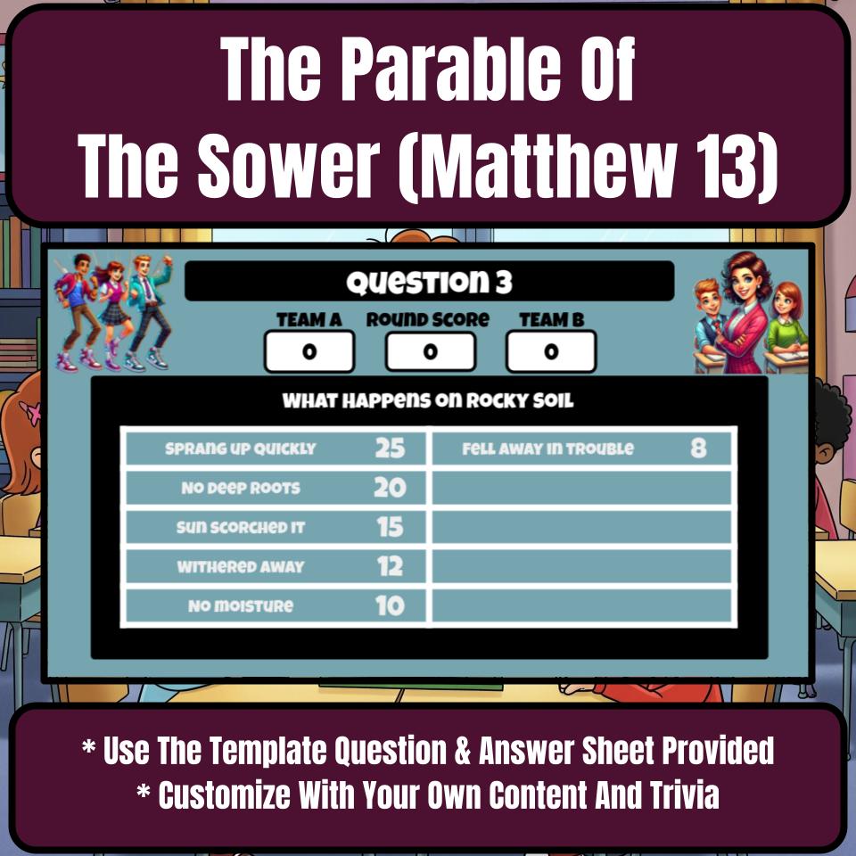 The Parable Of The Sower (Matthew 13) Feud Review BF0068
