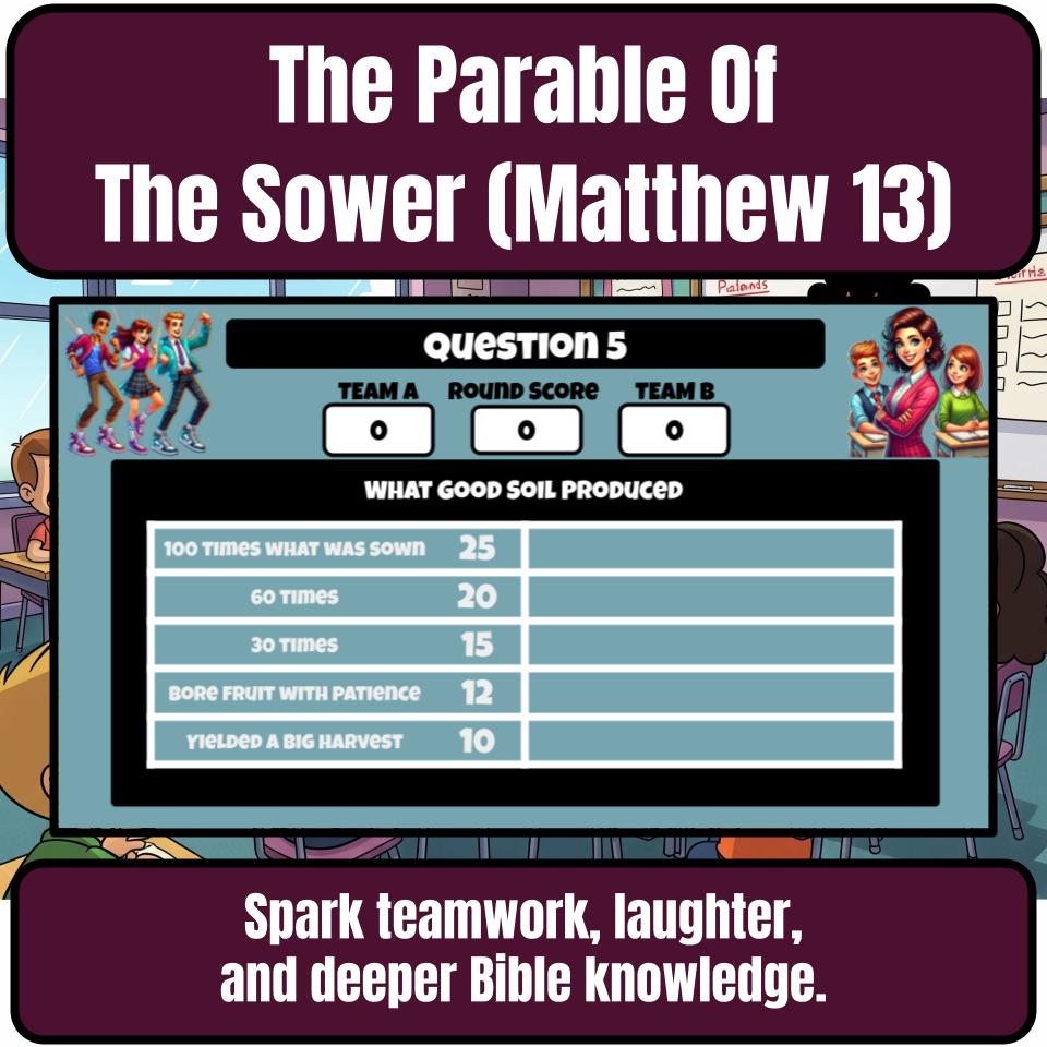 The Parable Of The Sower (Matthew 13) Feud Review BF0068
