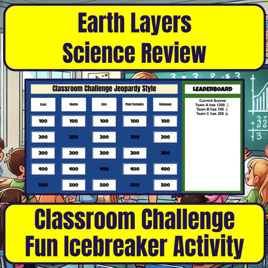 Earth Layers Jeopardy Science Review I0069