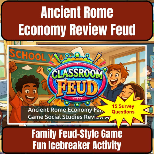 Ancient Rome Economy Family Feud Game Social Studies Review Activity CF0069