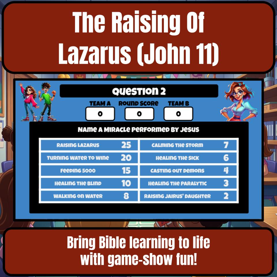 The Raising Of Lazarus (John 11) Feud Review BF0069