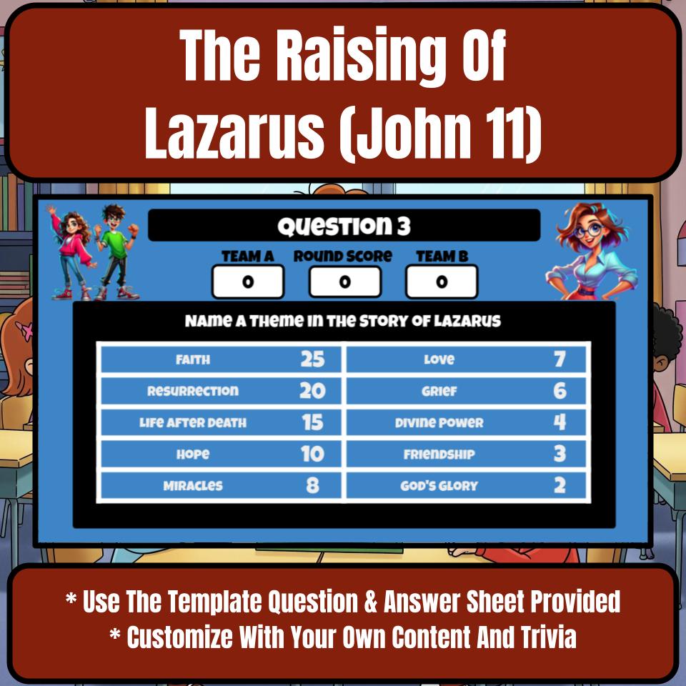 The Raising Of Lazarus (John 11) Feud Review BF0069