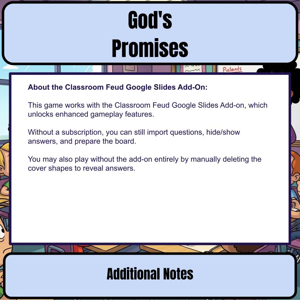 God's Promises Feud Review BF0007