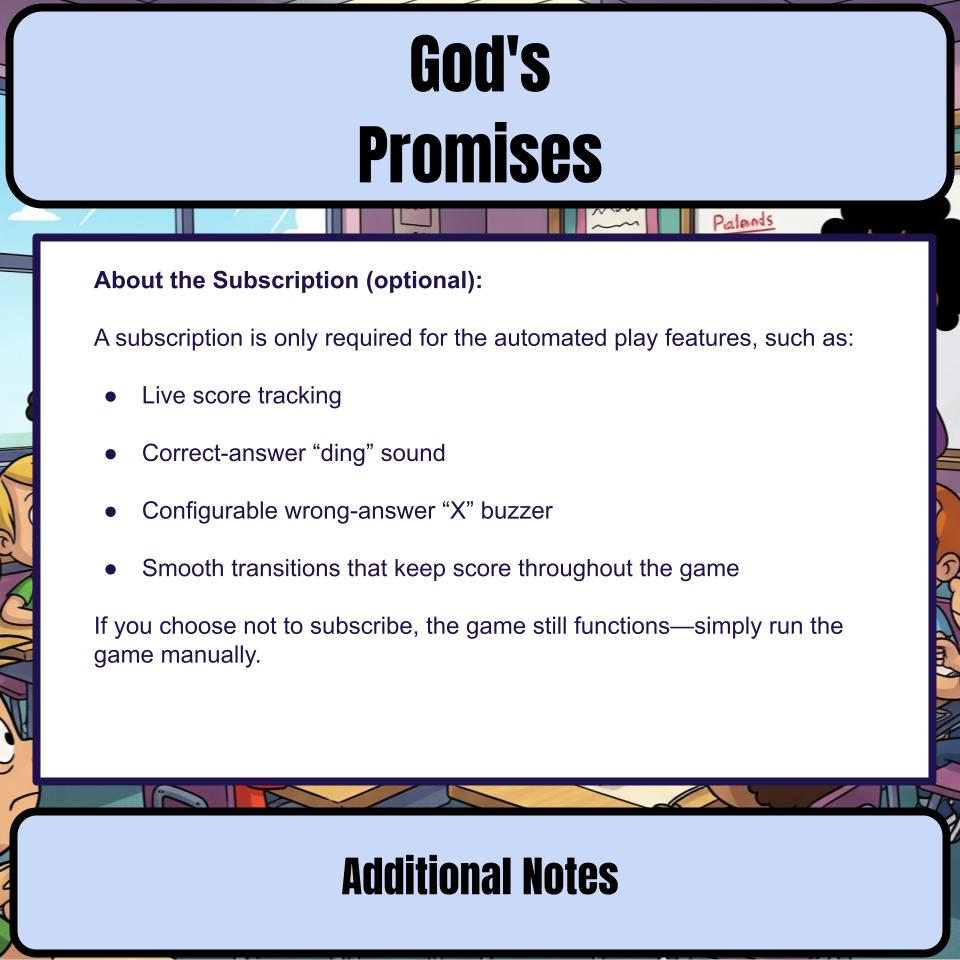 God's Promises Feud Review BF0007