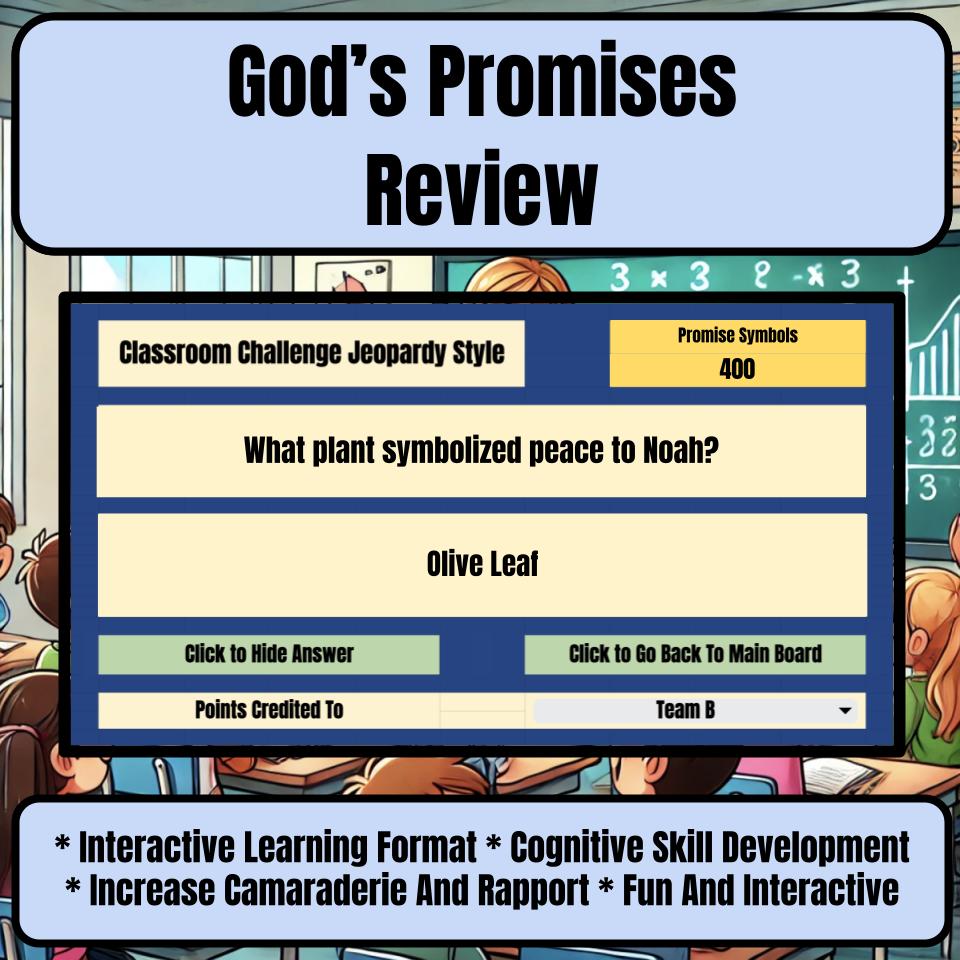 Gods Promises Jeopardy Bible B0007