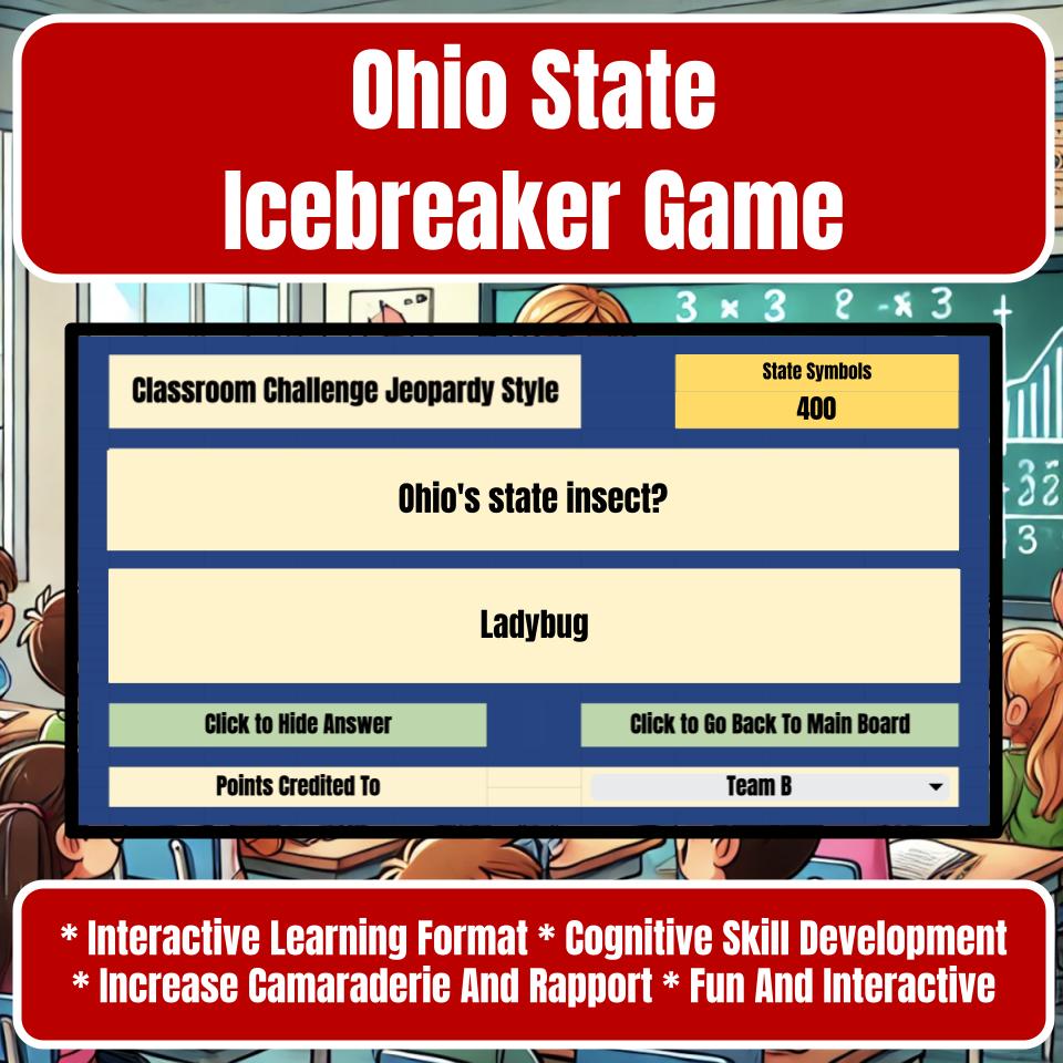 State of Ohio Jeopardy Game I0007
