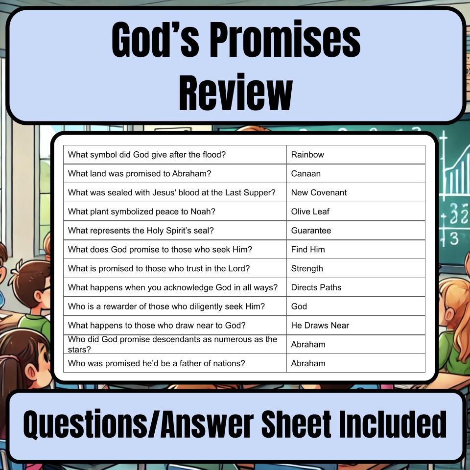 Gods Promises Jeopardy Bible B0007