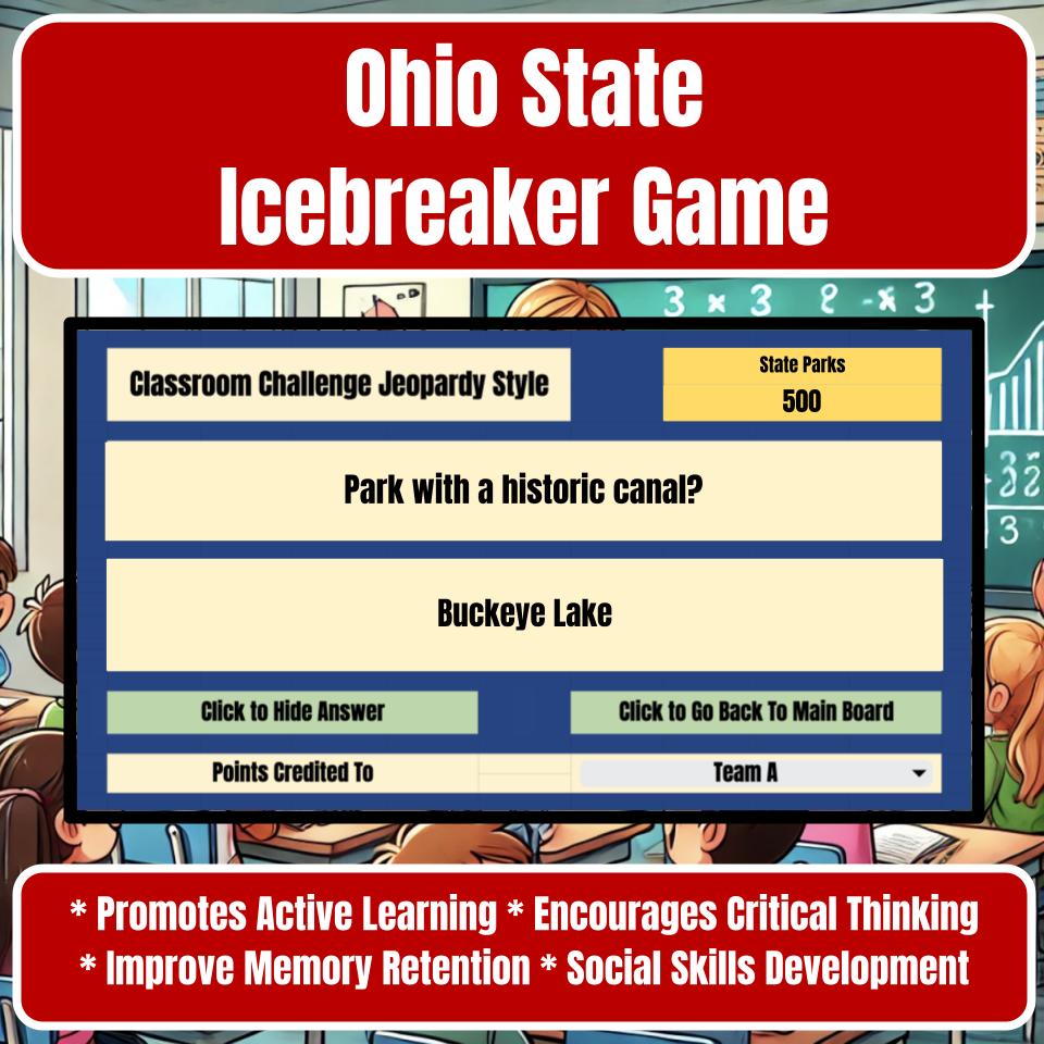 State of Ohio Jeopardy Game I0007