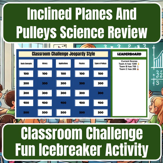 Inclined Planes And Pulleys Jeopardy Science Review I0070