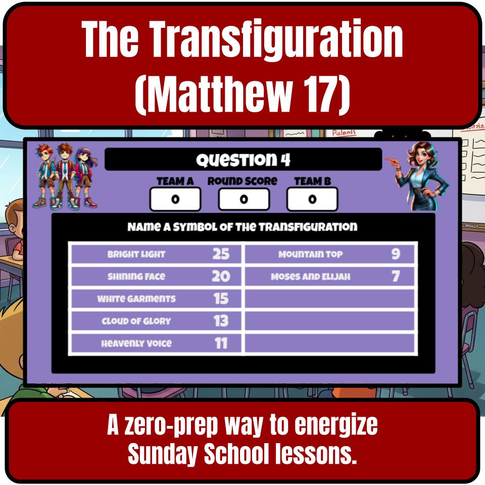 The Transfiguration (Matthew 17) Feud Review BF0070