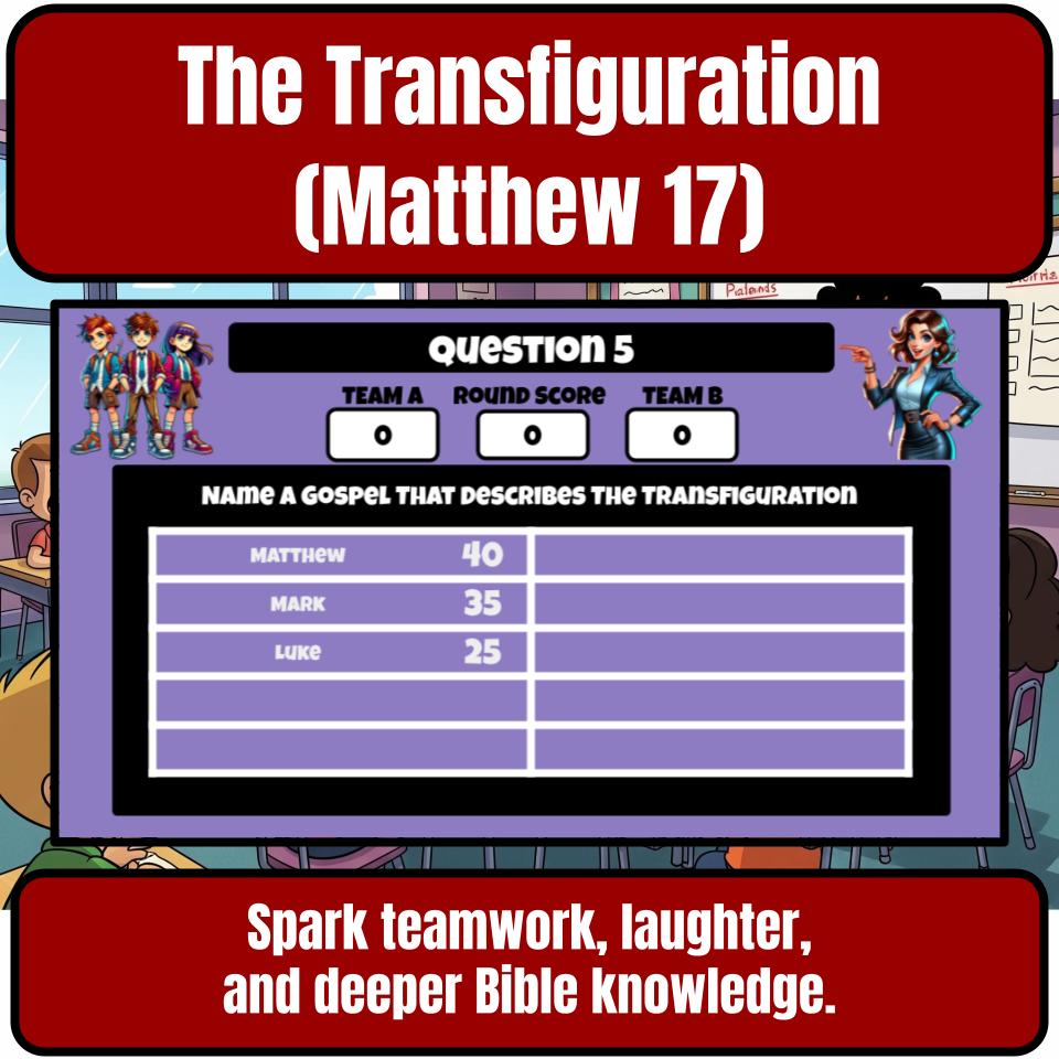 The Transfiguration (Matthew 17) Feud Review BF0070