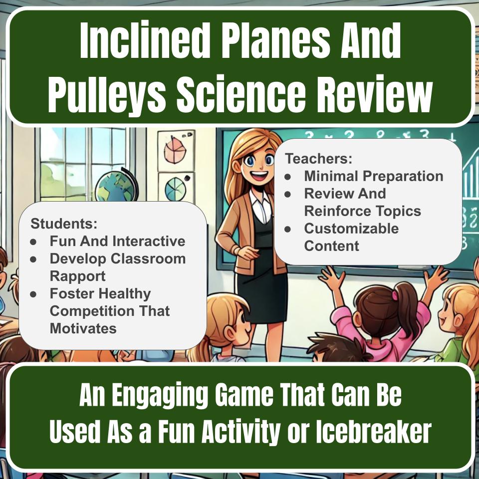 Inclined Planes And Pulleys Jeopardy Science Review I0070