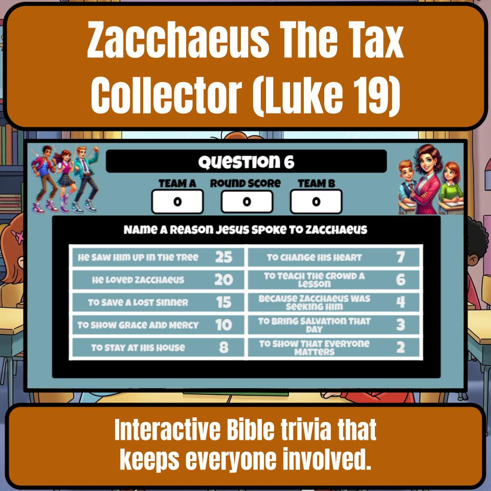 Zacchaeus The Tax Collector (Luke 19) Feud Review BF0071