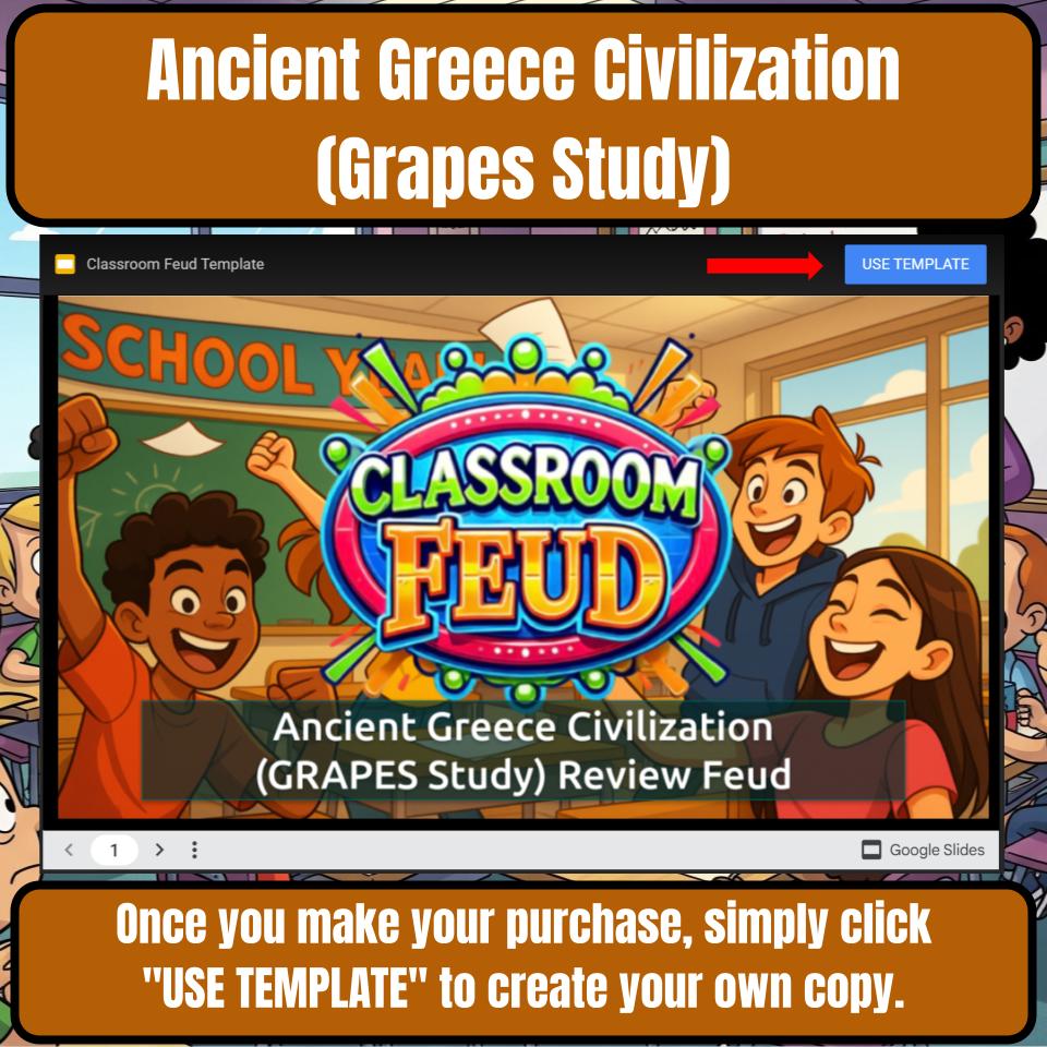 Ancient Greece Civilization (Grapes Study) Review Feud CF0071