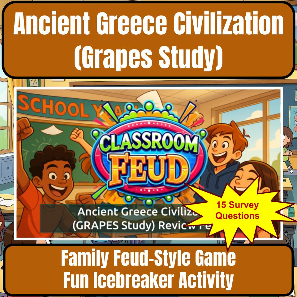Ancient Greece Civilization (Grapes Study) Review Feud CF0071