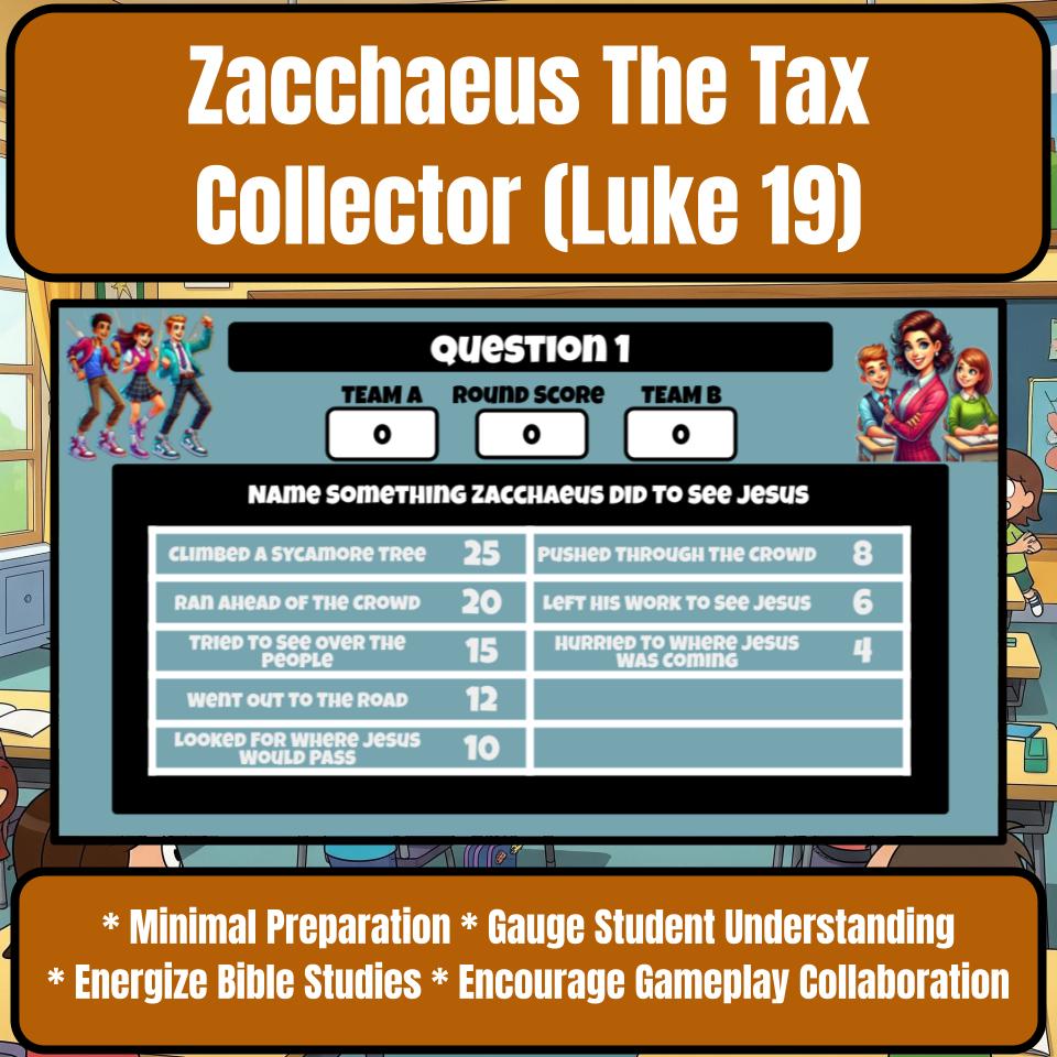 Zacchaeus The Tax Collector (Luke 19) Feud Review BF0071