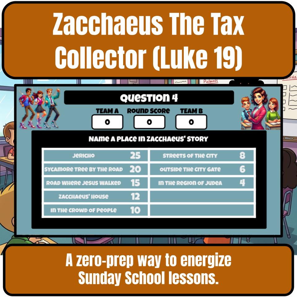 Zacchaeus The Tax Collector (Luke 19) Feud Review BF0071