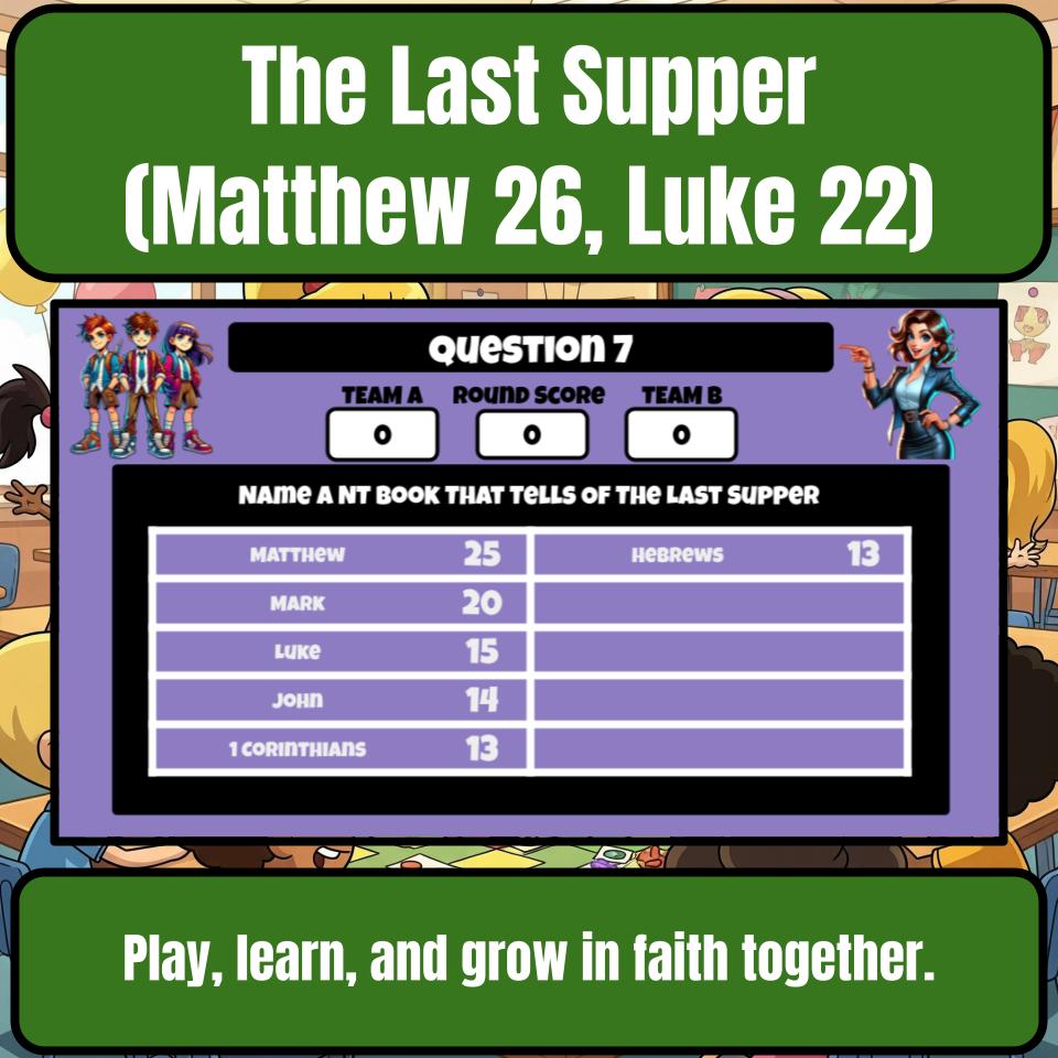The Last Supper (Matthew 26, Luke 22) Feud Review BF0073