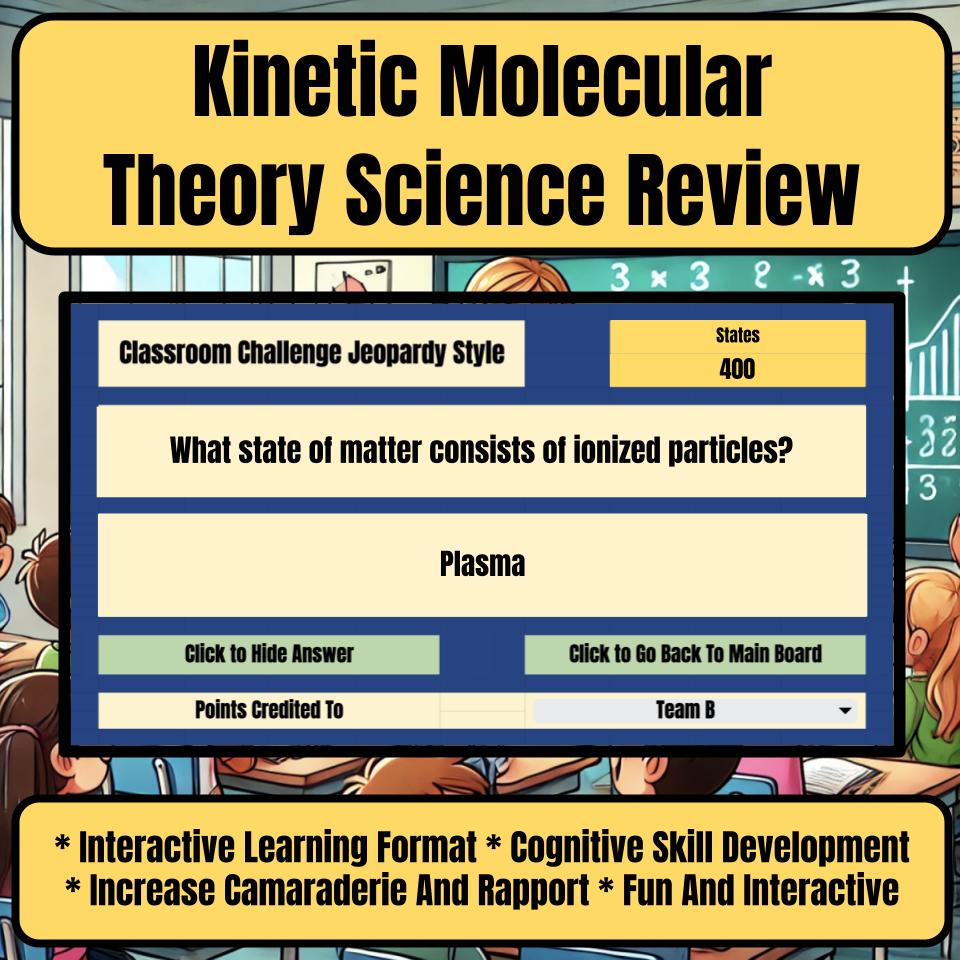 Kinetic Molecular Theory Jeopardy Science Review I0073