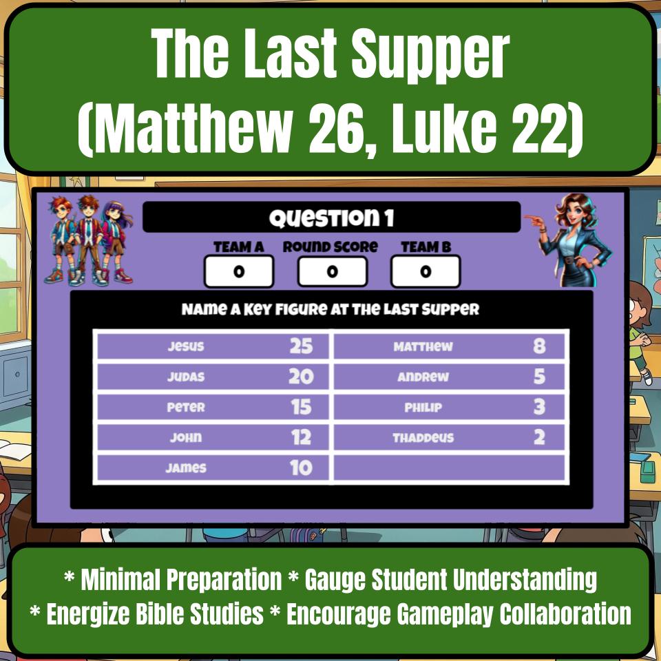 The Last Supper (Matthew 26, Luke 22) Feud Review BF0073