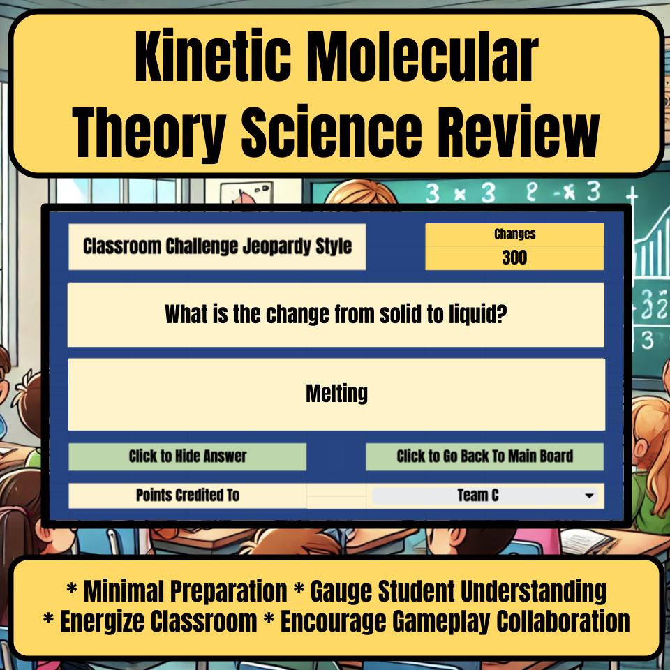 Kinetic Molecular Theory Jeopardy Science Review I0073