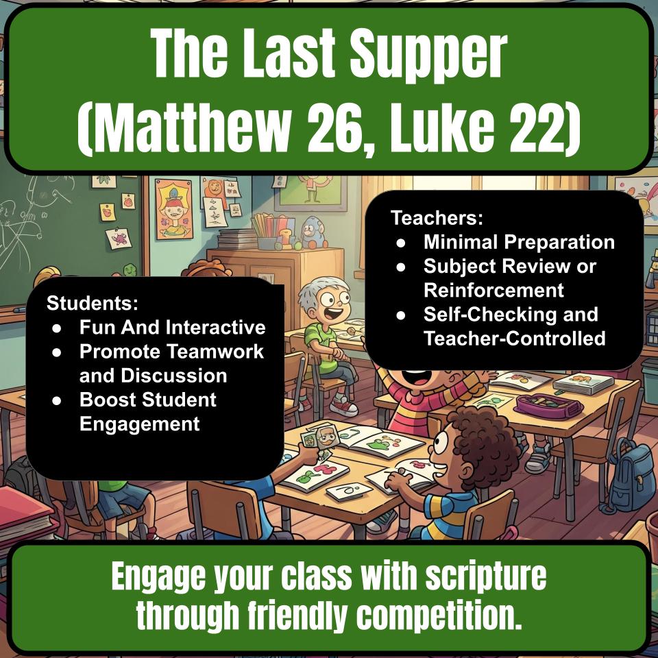 The Last Supper (Matthew 26, Luke 22) Feud Review BF0073