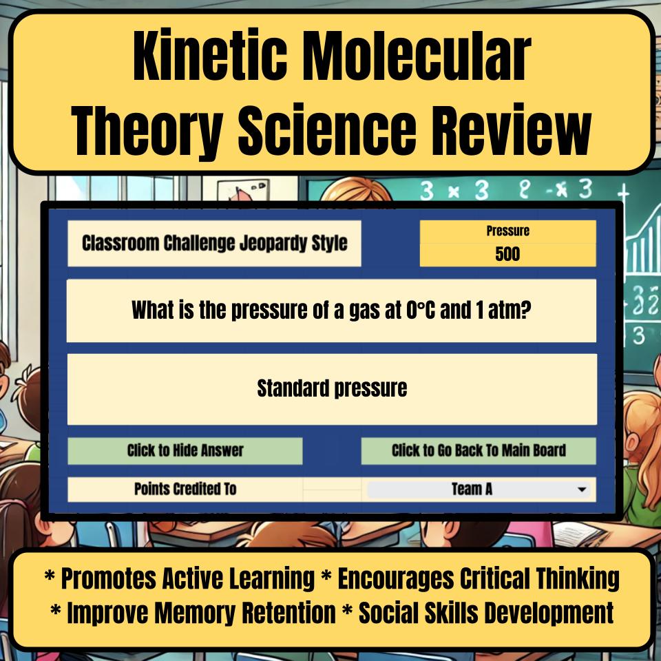 Kinetic Molecular Theory Jeopardy Science Review I0073