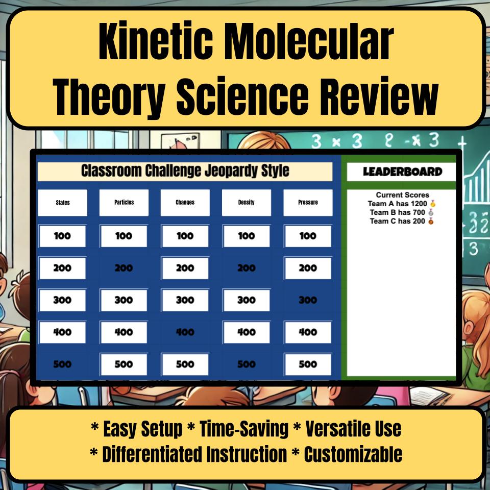 Kinetic Molecular Theory Jeopardy Science Review I0073