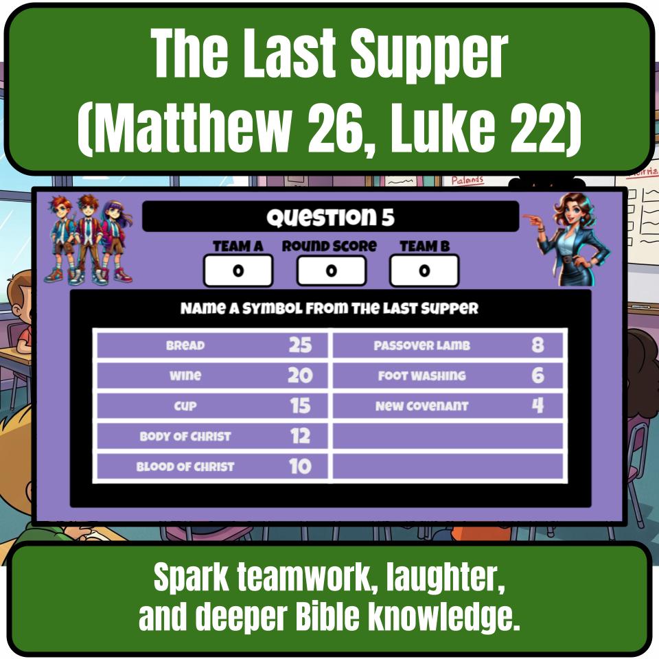 The Last Supper (Matthew 26, Luke 22) Feud Review BF0073