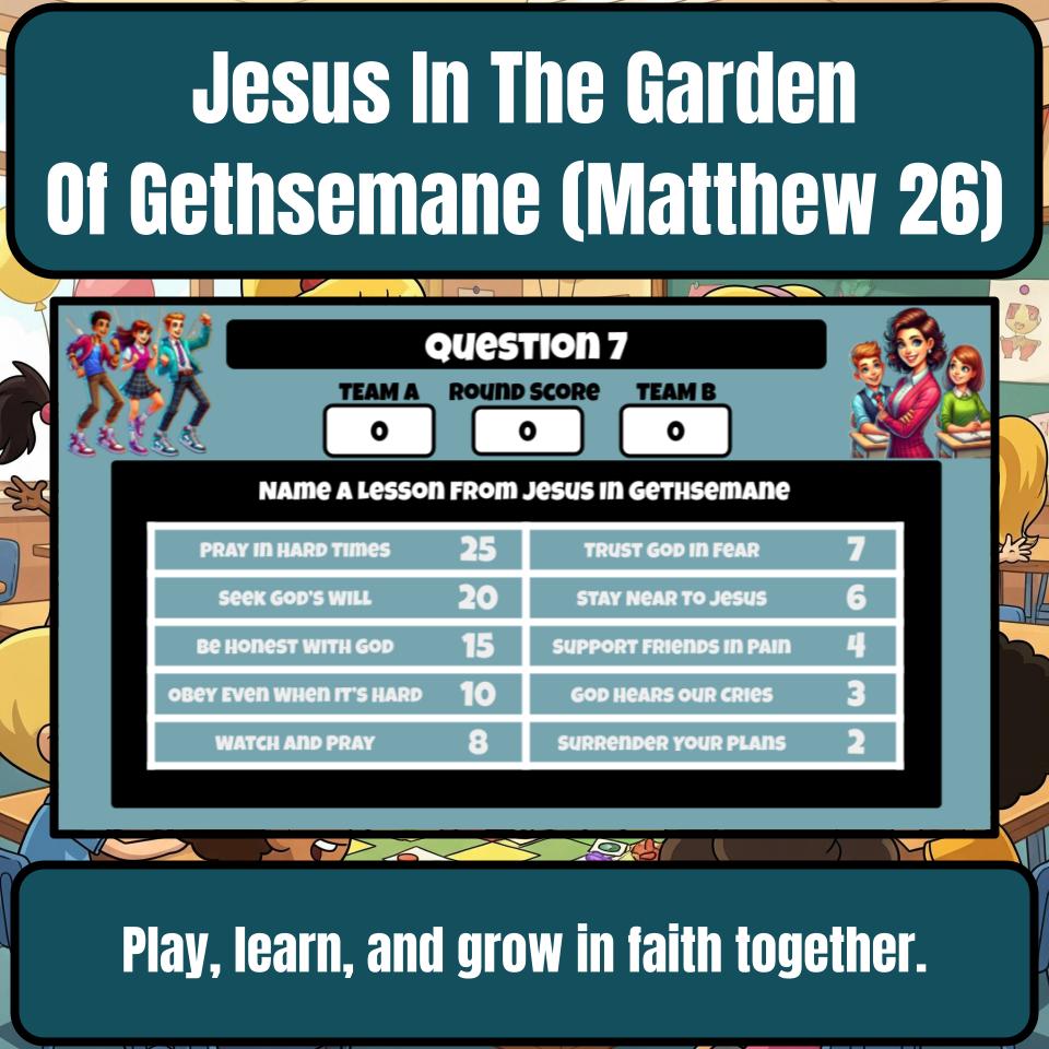 Jesus In The Garden Of Gethsemane (Matthew 26) Feud Review BF0074