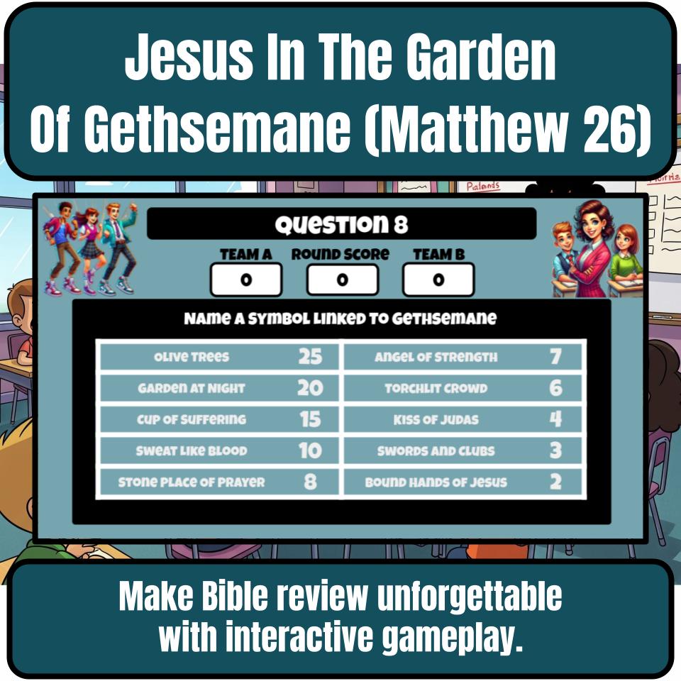 Jesus In The Garden Of Gethsemane (Matthew 26) Feud Review BF0074