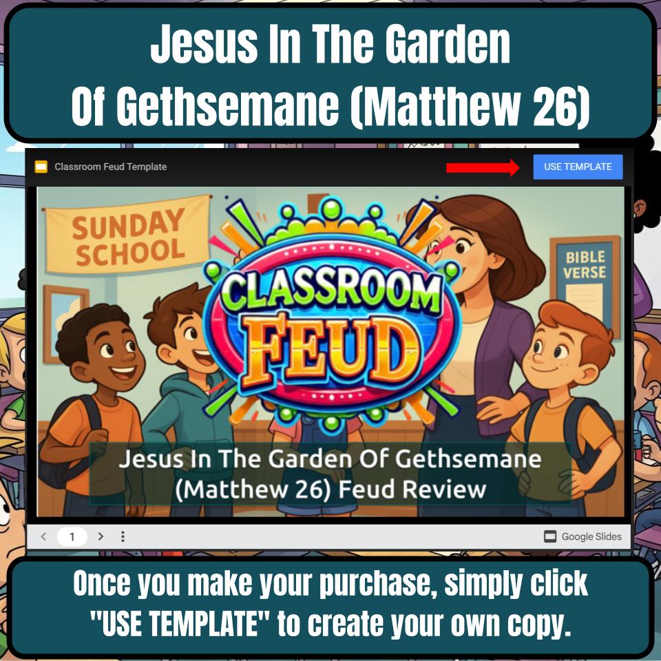 Jesus In The Garden Of Gethsemane (Matthew 26) Feud Review BF0074
