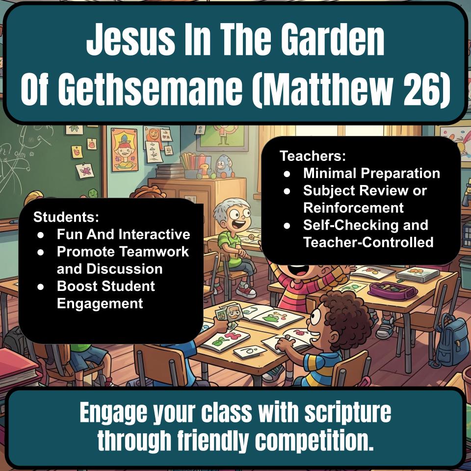 Jesus In The Garden Of Gethsemane (Matthew 26) Feud Review BF0074