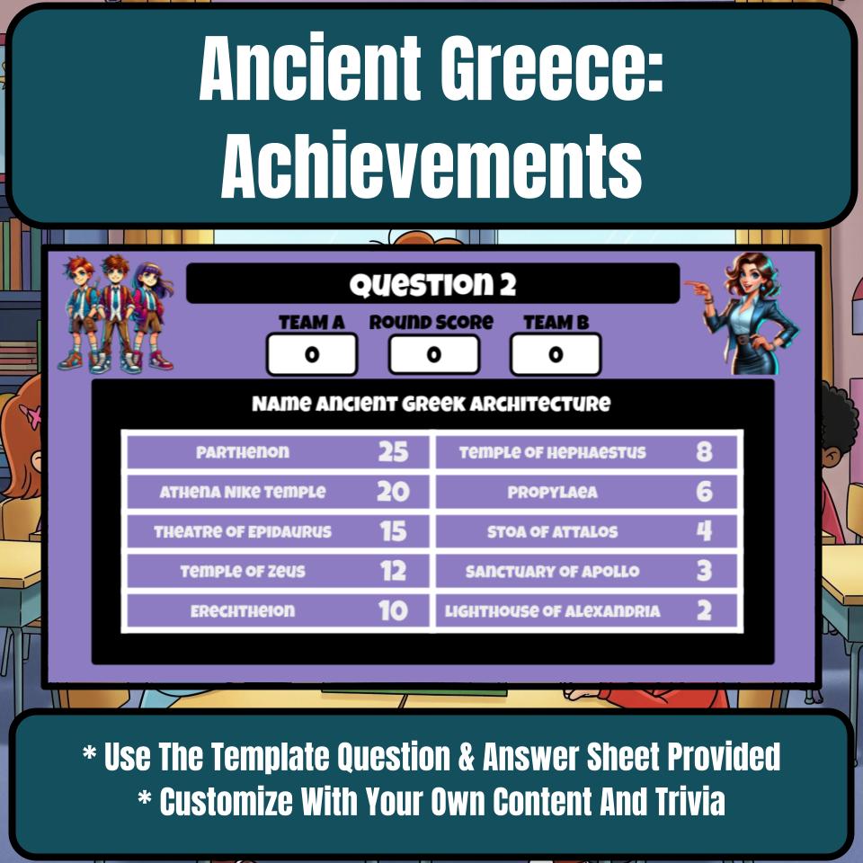 Ancient Greece: Achievements Review Feud CF0074