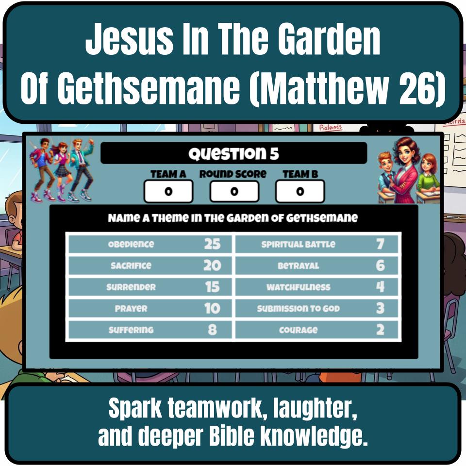 Jesus In The Garden Of Gethsemane (Matthew 26) Feud Review BF0074