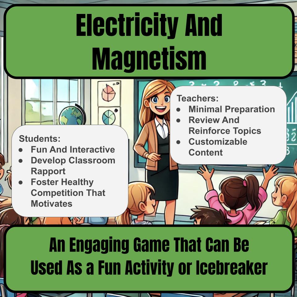 Electricity And Magnetism Jeopardy Science Review I0074