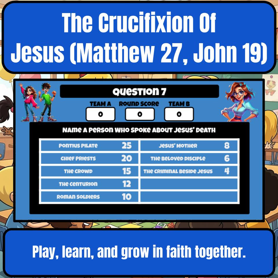 The Crucifixion Of Jesus (Matthew 27, John 19) Feud Review BF0075