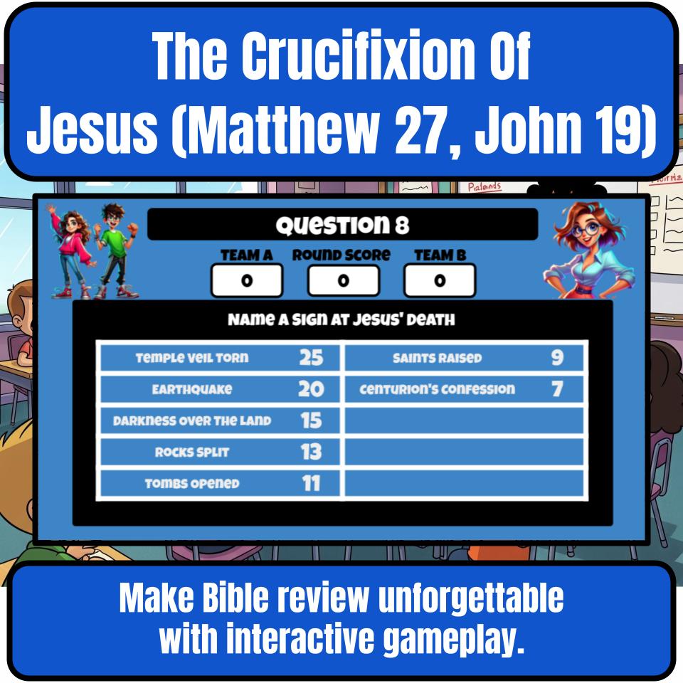 The Crucifixion Of Jesus (Matthew 27, John 19) Feud Review BF0075