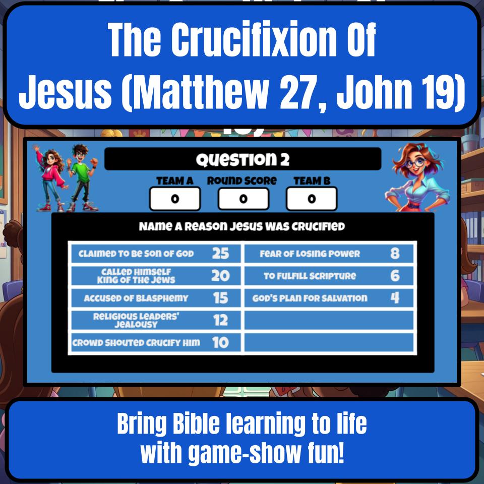 The Crucifixion Of Jesus (Matthew 27, John 19) Feud Review BF0075